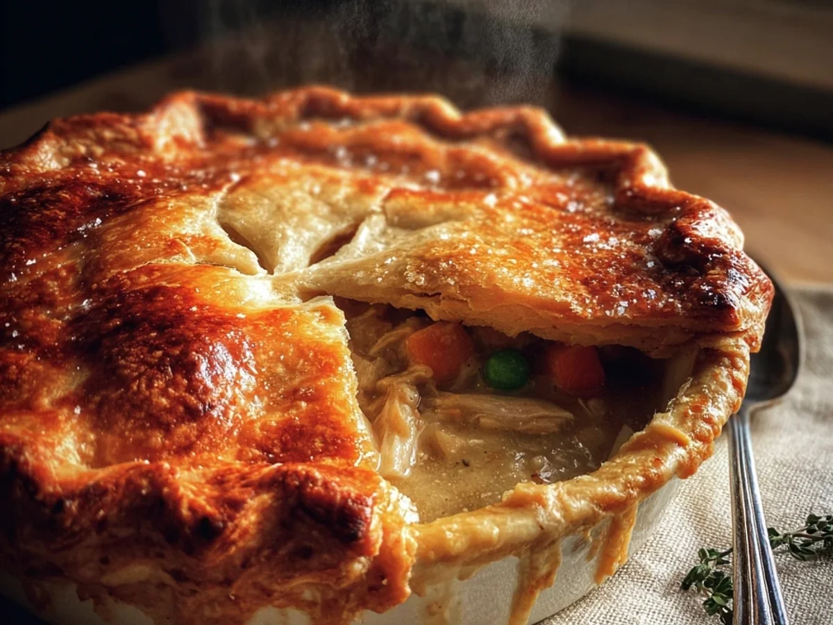 Easy Homemade Chicken Pot Pie: Flaky Crust, Rich Filling - Image 2