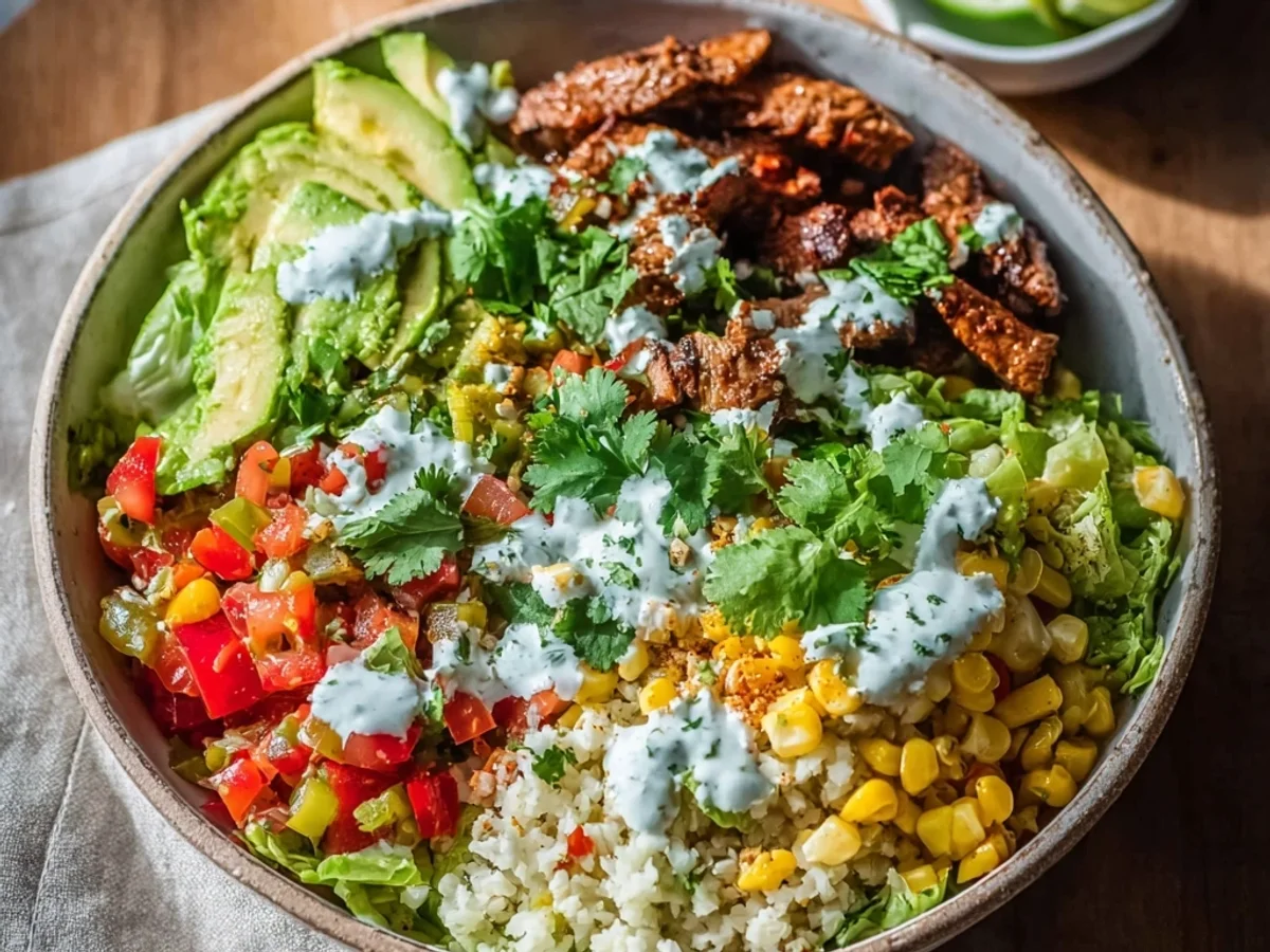 Flavorful Low Carb Burrito Bowl: Quick & Satisfying - Image 2