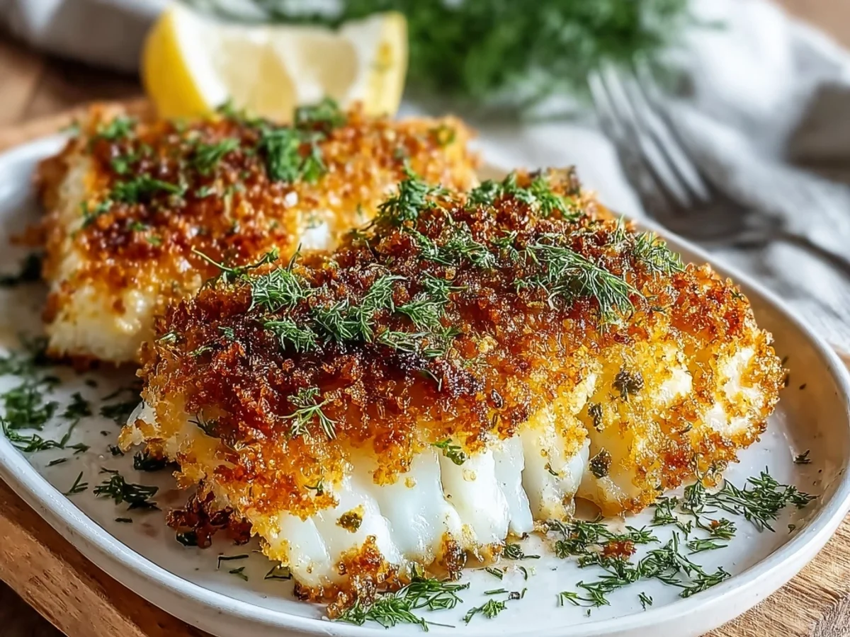 Golden Crispy Air Fryer Parmesan Crusted Cod - Image 2