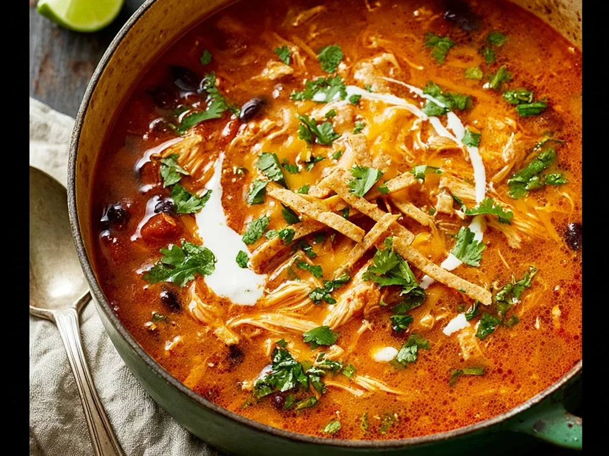 Hearty Chicken Enchilada Soup Recipe - Image 2