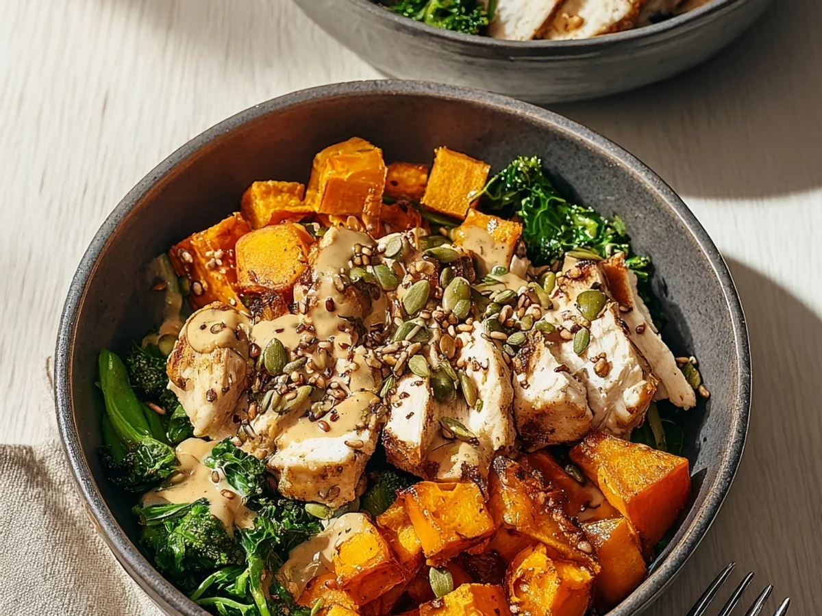 Hearty Chicken & Sweet Potato Bowls for Two - Image 1