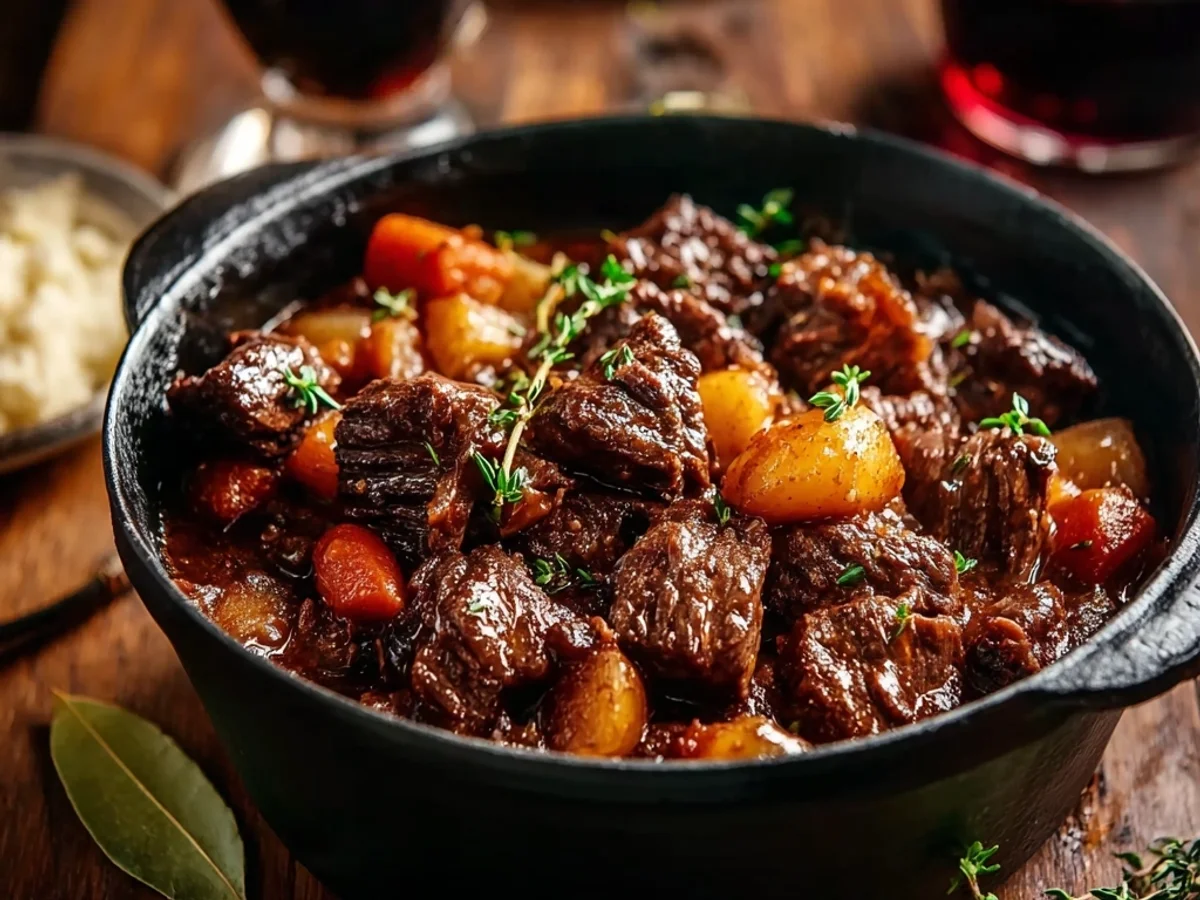 Hearty Classic Beef Bourguignon: A French Kitchen Comfort - Image 2