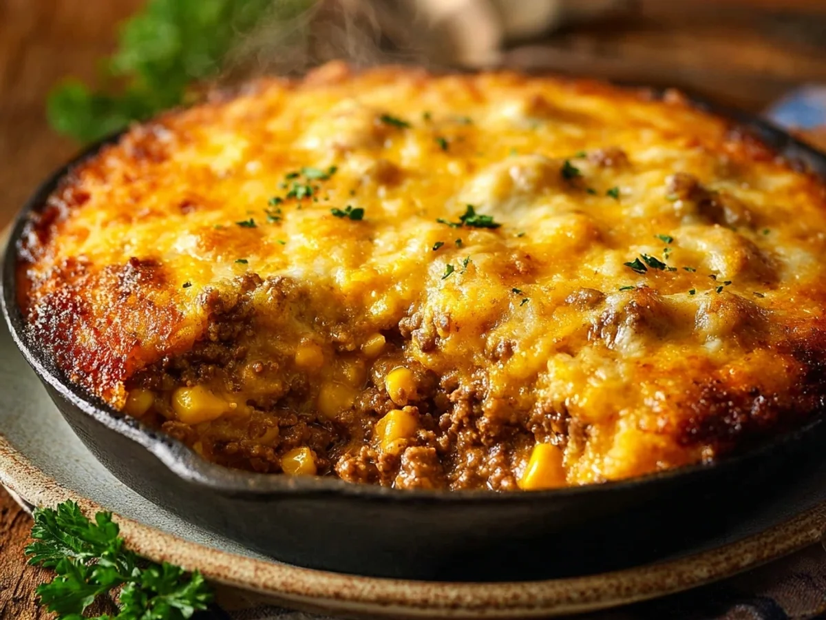 Hearty Cowboy Casserole: A Skillet Comfort Meal - Image 1