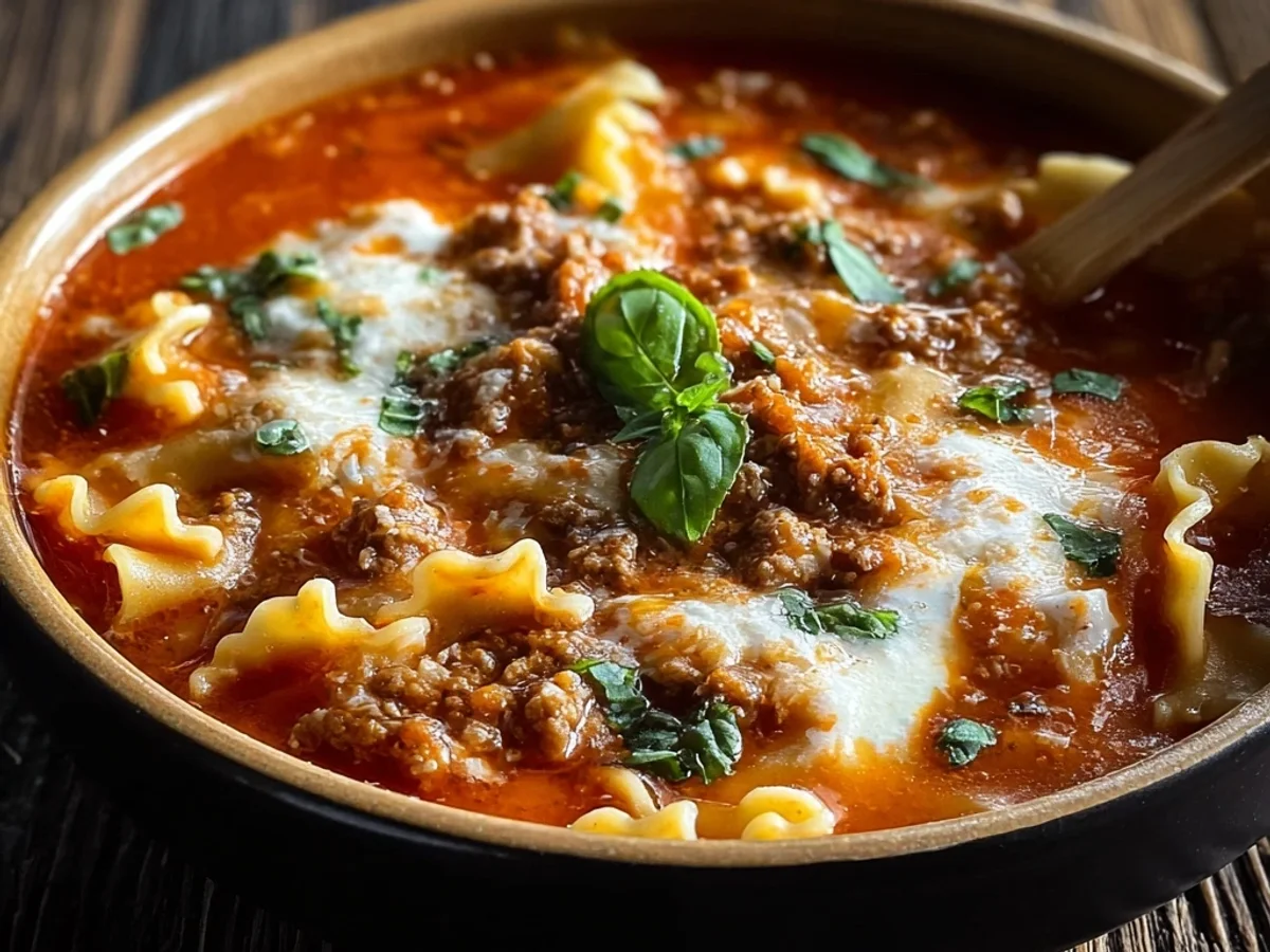 Hearty Crock Pot Lasagna Soup: Weeknight Comfort - Image 2