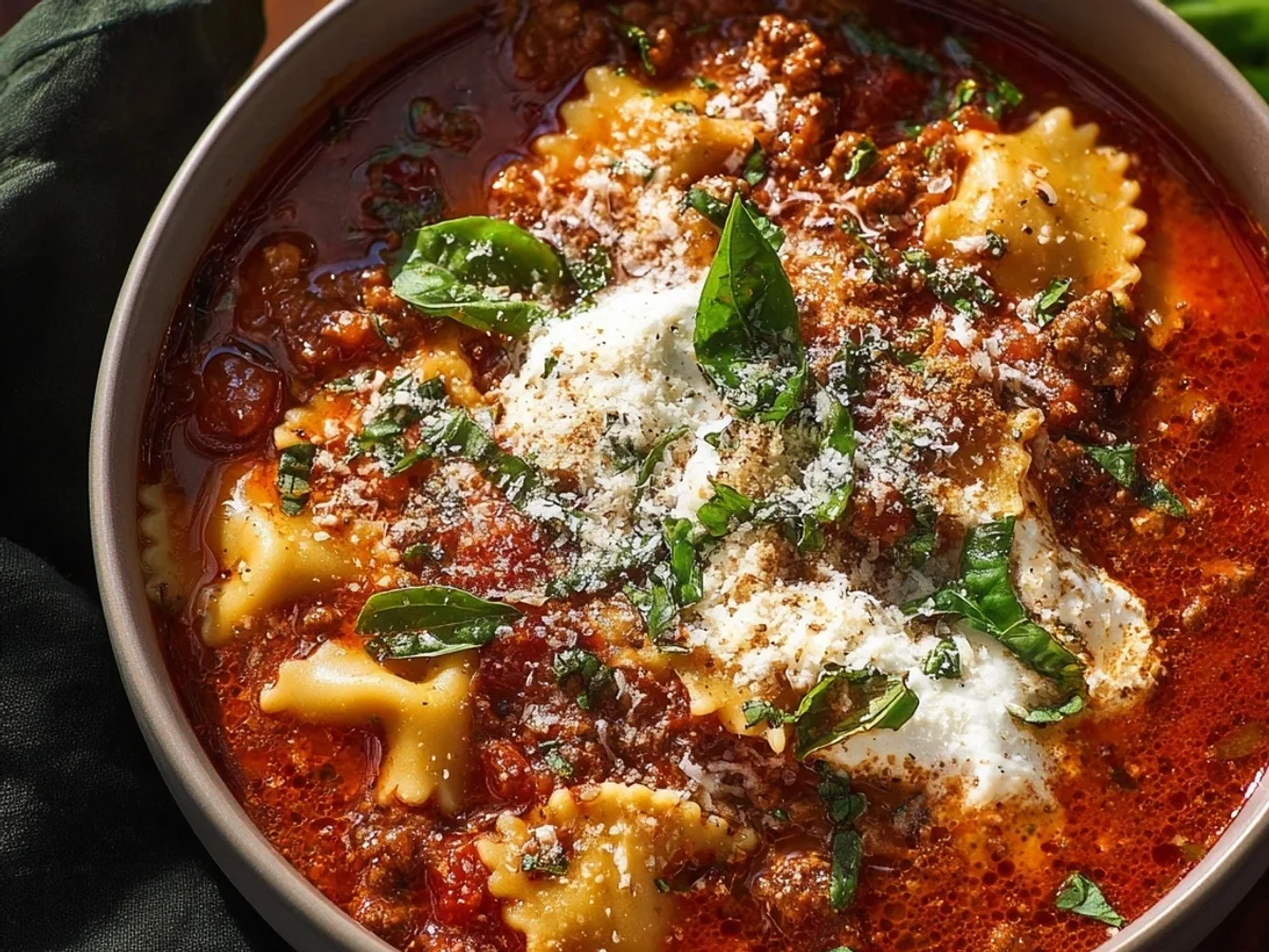 Hearty Crockpot Lasagna Soup: Simple Weeknight Comfort - Image 2