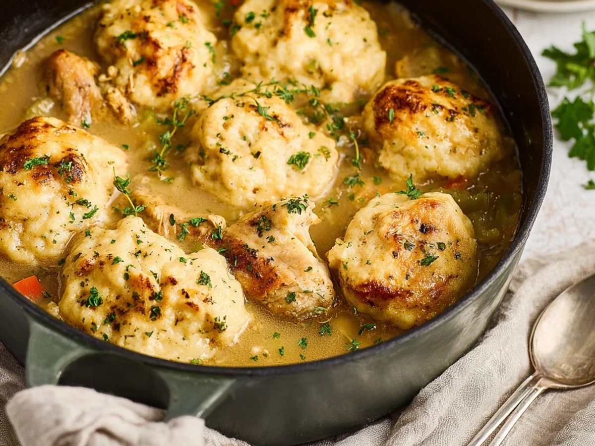 Hearty Dutch Oven Chicken and Dumplings, Just Like Grandma's - Image 1