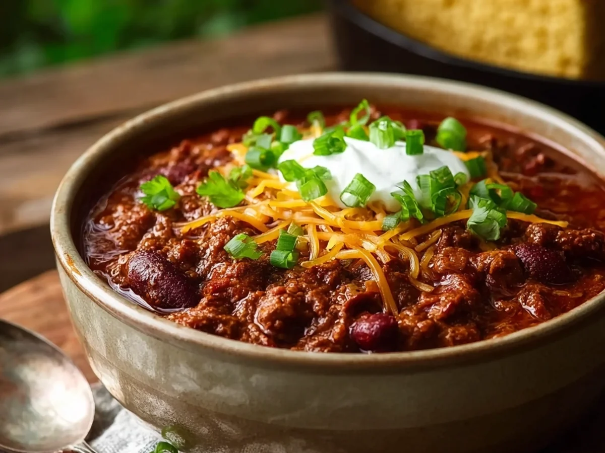 Hearty Easy Slow Cooker Chili Recipe: A Weeknight Hug - Image 1
