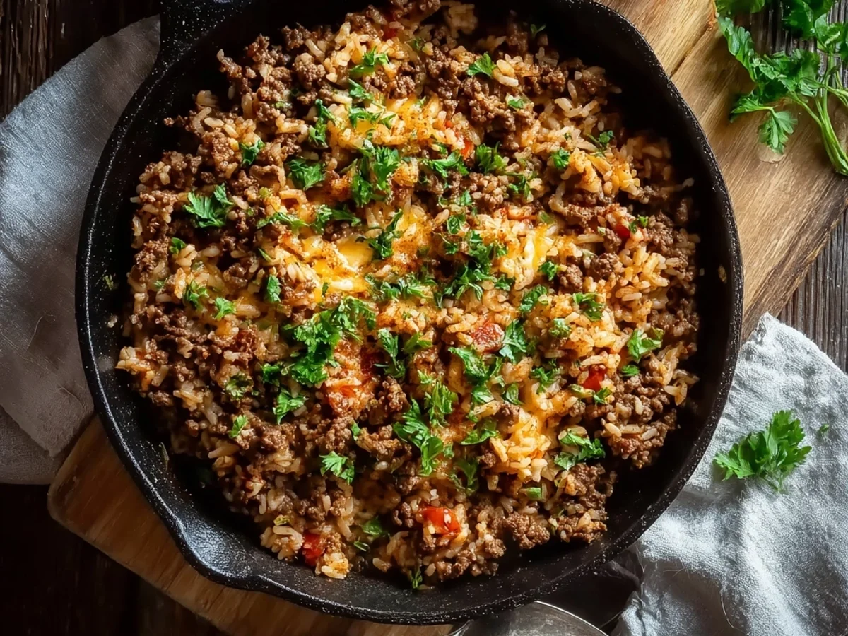 Hearty Ground Beef and Rice Skillet for Busy Weeknights - Image 2