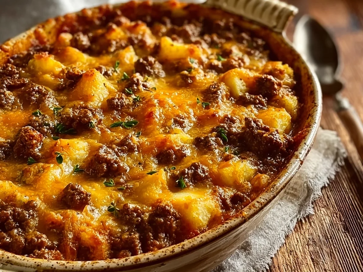 Hearty Hobo Casserole with Ground Beef: Easy Dinner - Image 2