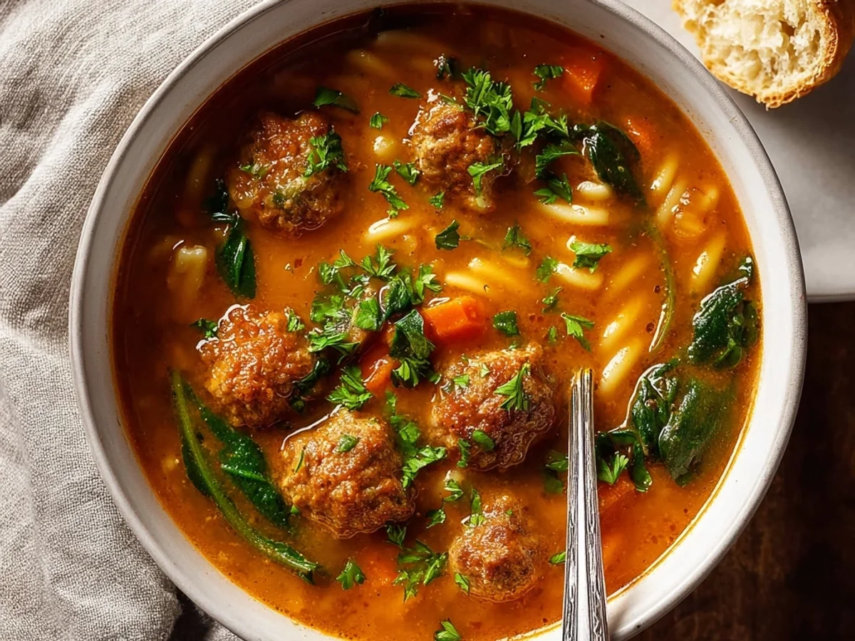 Hearty Meatball Soup: A Warming & Comforting Meal - Image 1