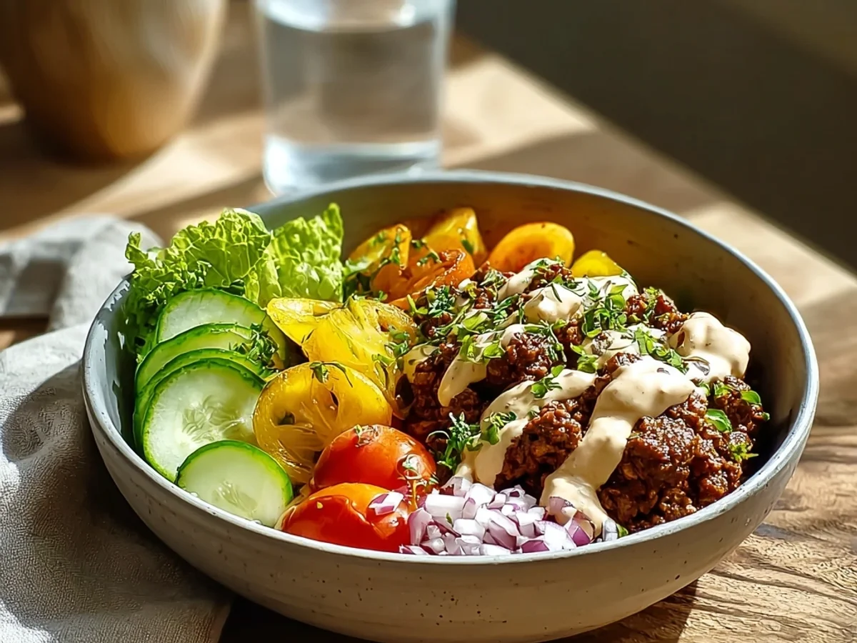 Hearty Satisfying Burger Bowls for Weeknights - Image 1