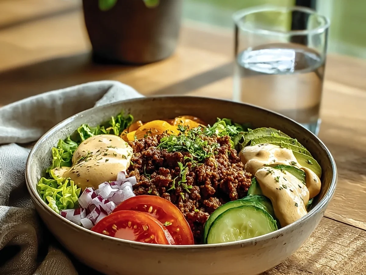 Hearty Satisfying Burger Bowls for Weeknights - Image 2