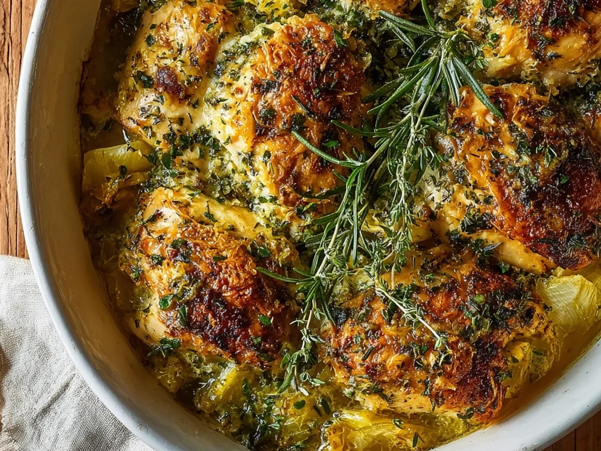 Hearty Savory Baked Herb Chicken Casserole for Weeknights - Image 2