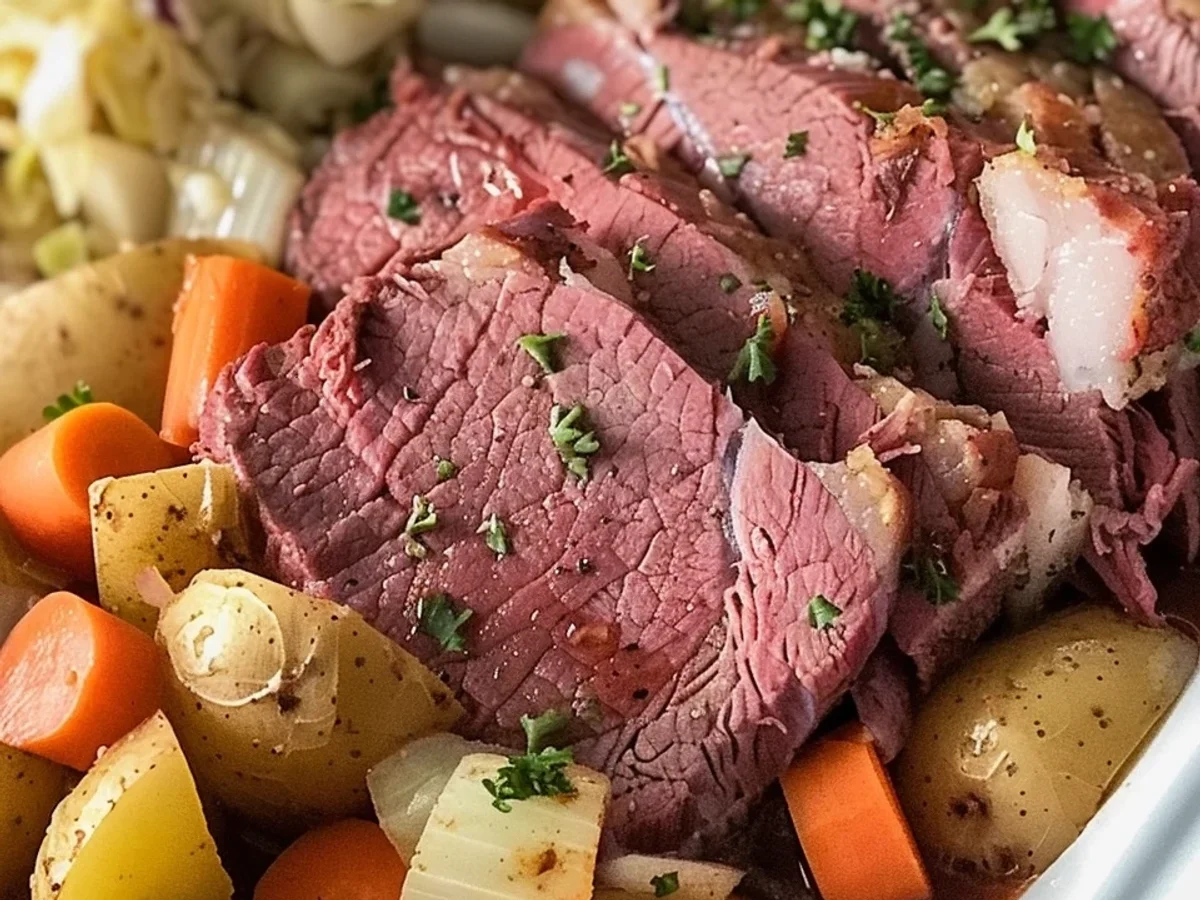 Hearty Slow Cooker Corned Beef and Cabbage Dinner - Image 2