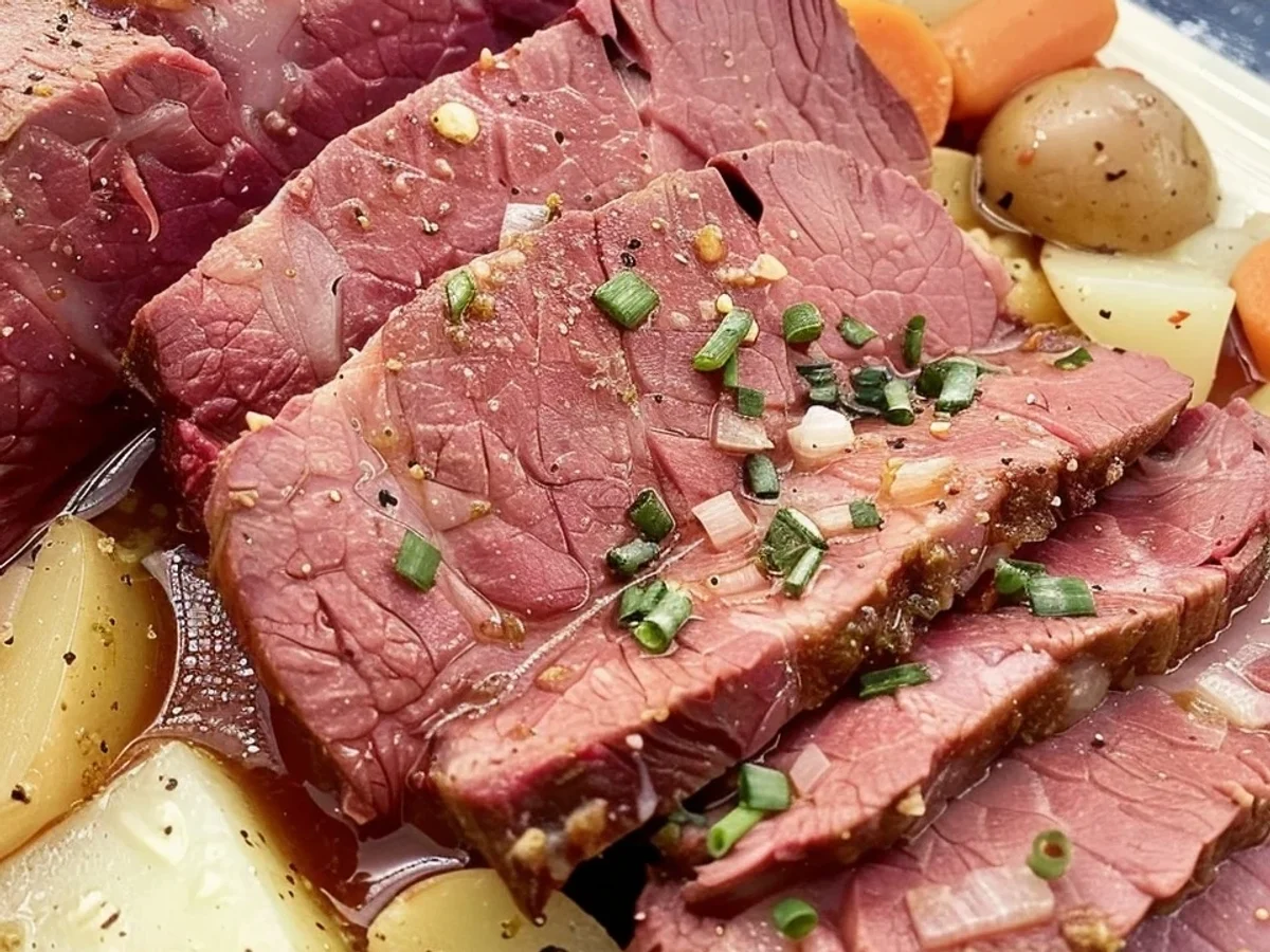 Hearty Slow Cooker Corned Beef for St. Patrick's Day - Image 1