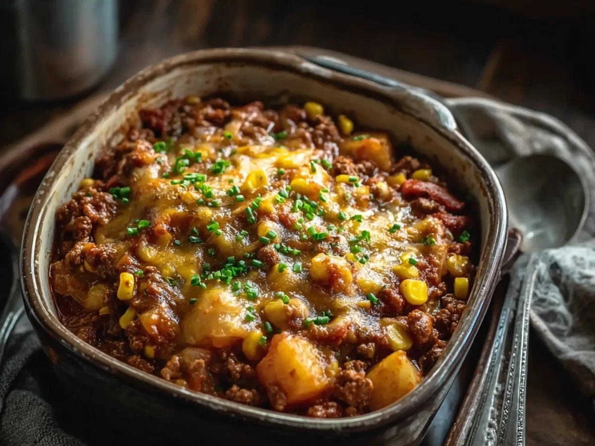 Hearty Slow Cooker Cowboy Casserole: Easy Weeknight Dinner - Image 2