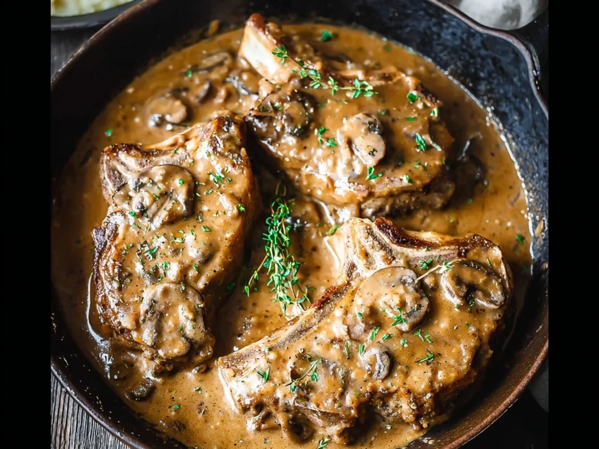 Hearty Smothered Lamb Chops with Savory Gravy - Image 2