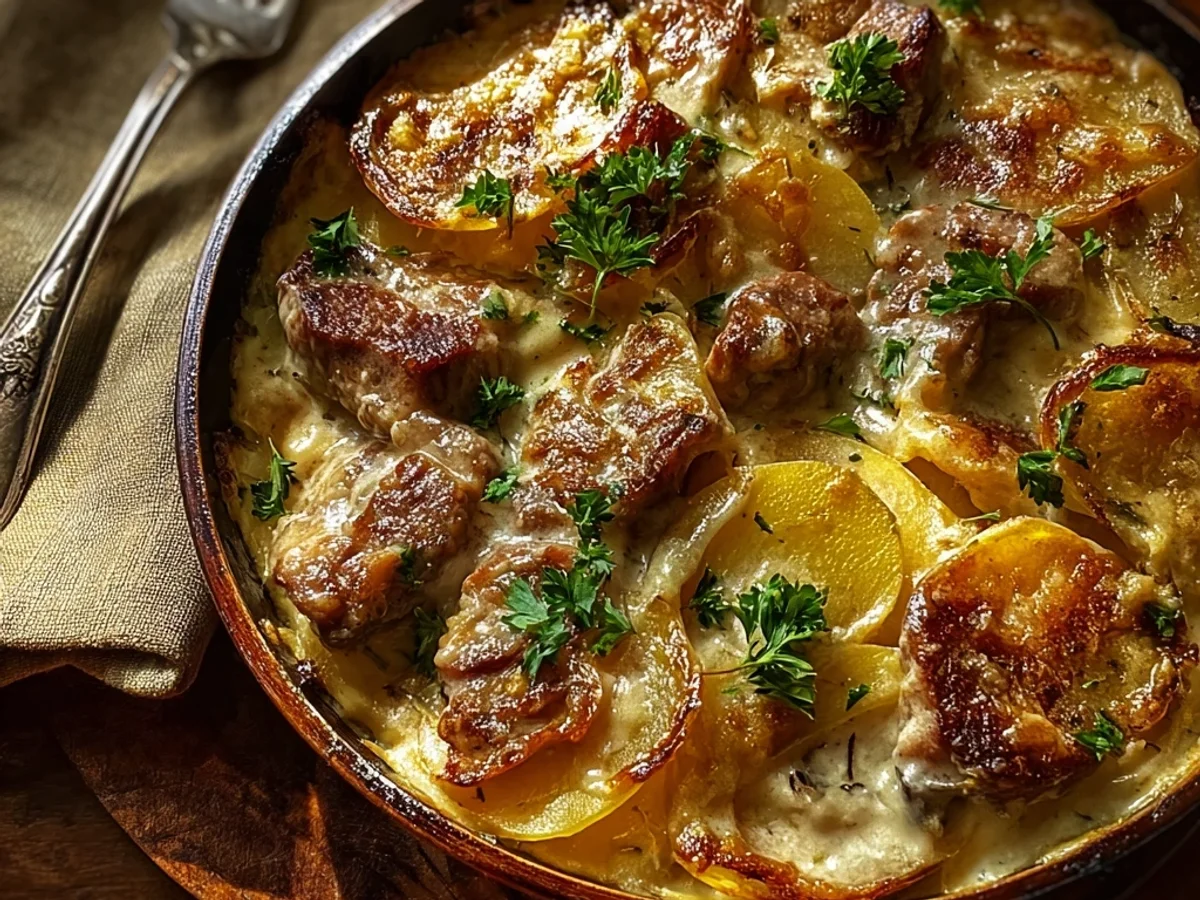 Hearty Smothered Lamb & Scalloped Potato Casserole - Image 2