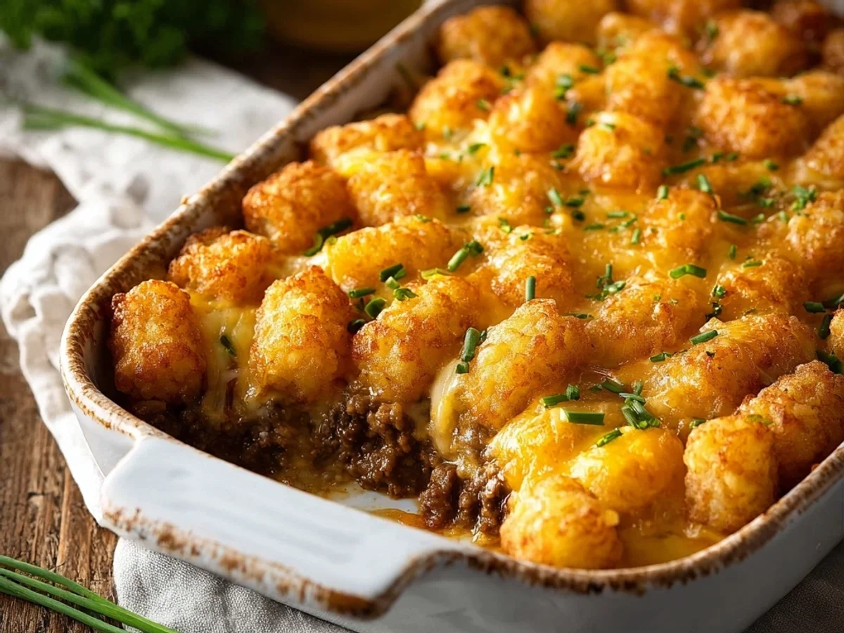 Hearty Tater Tot Casserole with Ground Beef - Image 2