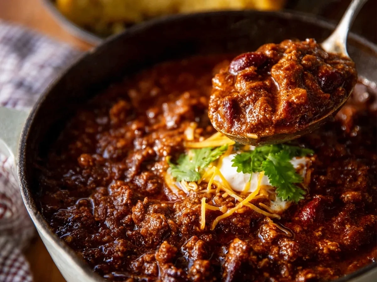 Hearty Three-Bean Chili Recipe (One Pot Wonder) - Image 2