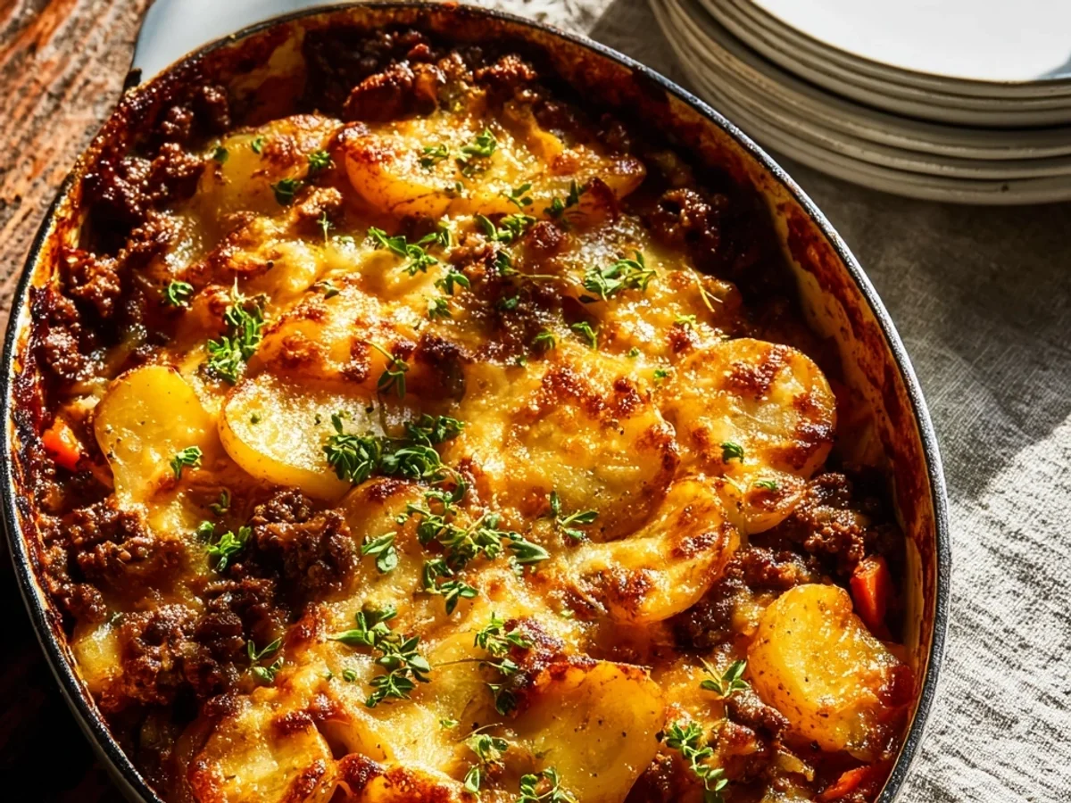 Homestyle Hearty Hobo Casserole with Ground Beef - Image 1