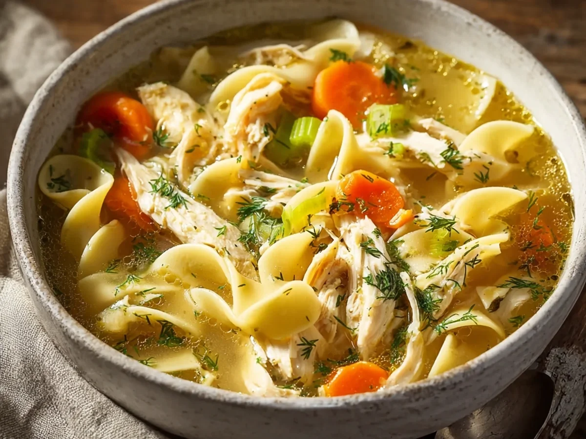 Homestyle Slow Cooker Chicken Noodle Soup - Image 1