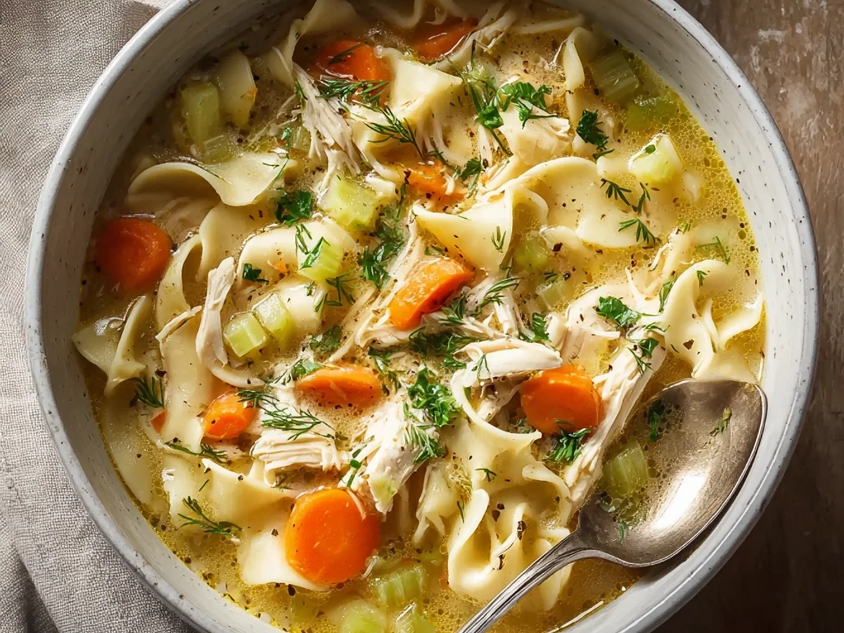 Homestyle Slow Cooker Chicken Noodle Soup - Image 2