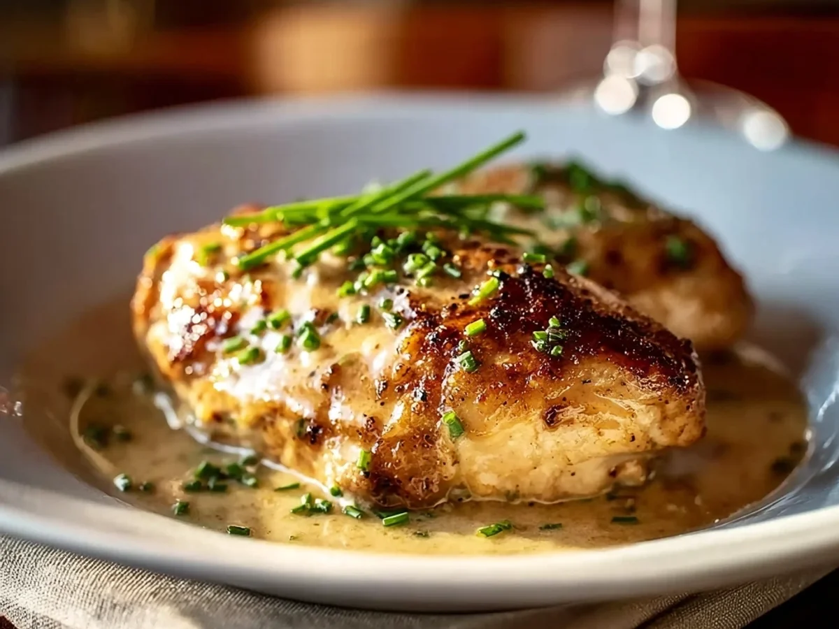 Morton's Steakhouse Chicken Christopher: Creamy Garlic Herb - Image 1