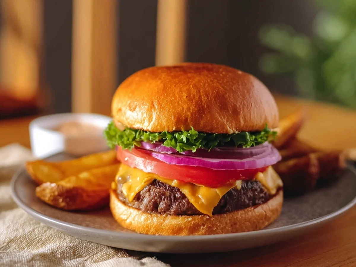 Quick Air Fryer Frozen Burgers: Easy Weeknight Meal - Image 2