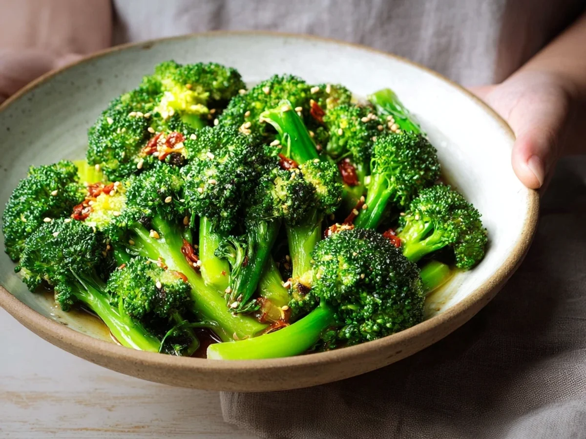 Quick Asian Broccoli Side Dish with Garlic Sesame - Image 2