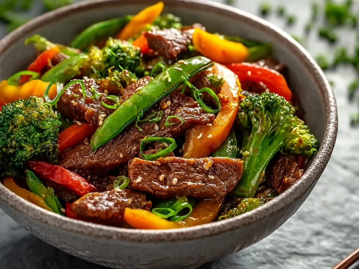 Quick Beef Stir Fry with Crisp Vegetables - Image 2