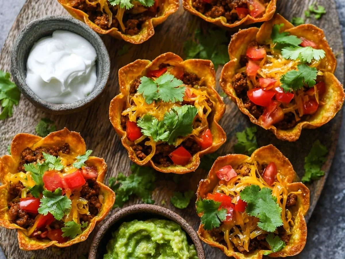 Quick Easy Taco Cups: Family Dinner Fun Recipe - Image 2