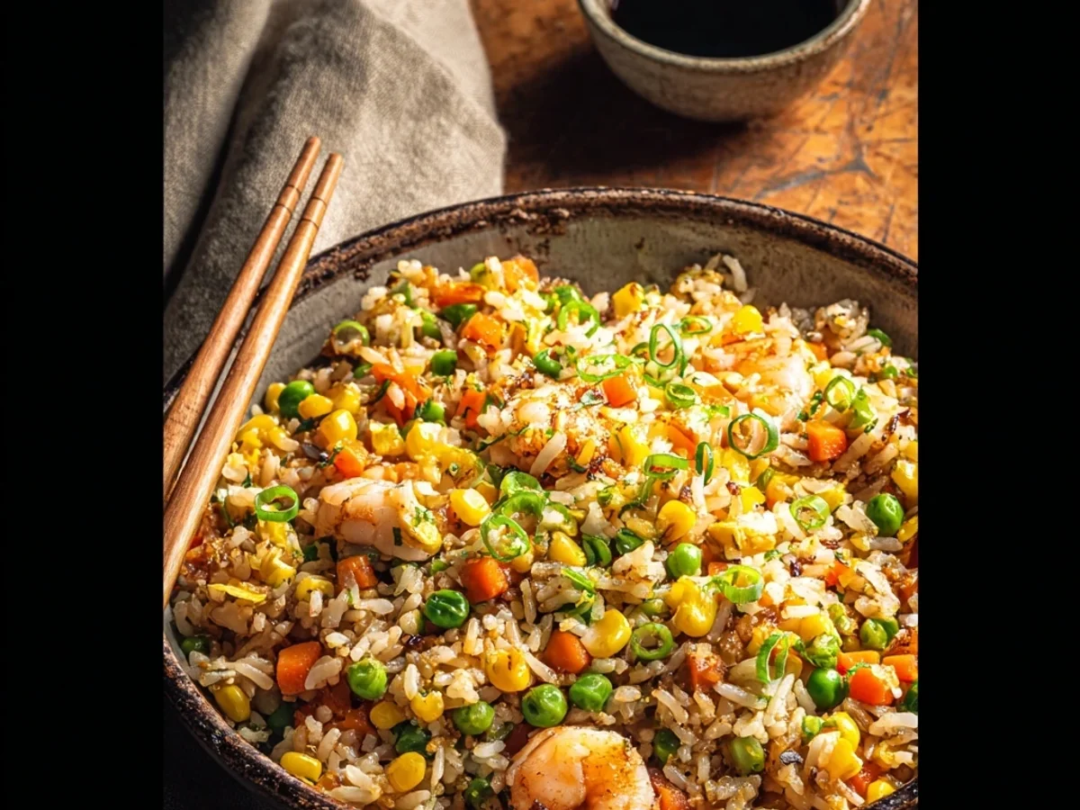 Quick Homestyle Easy Fried Rice Recipe - Image 1