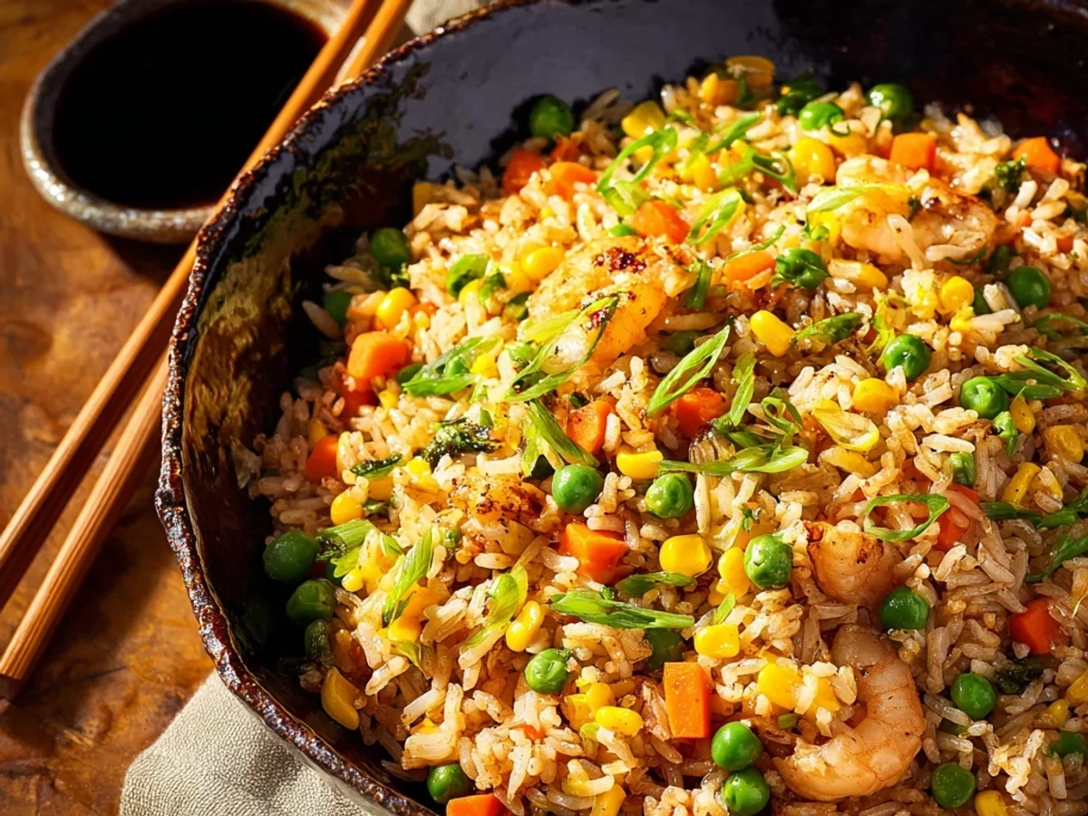 Quick Homestyle Easy Fried Rice Recipe - Image 2
