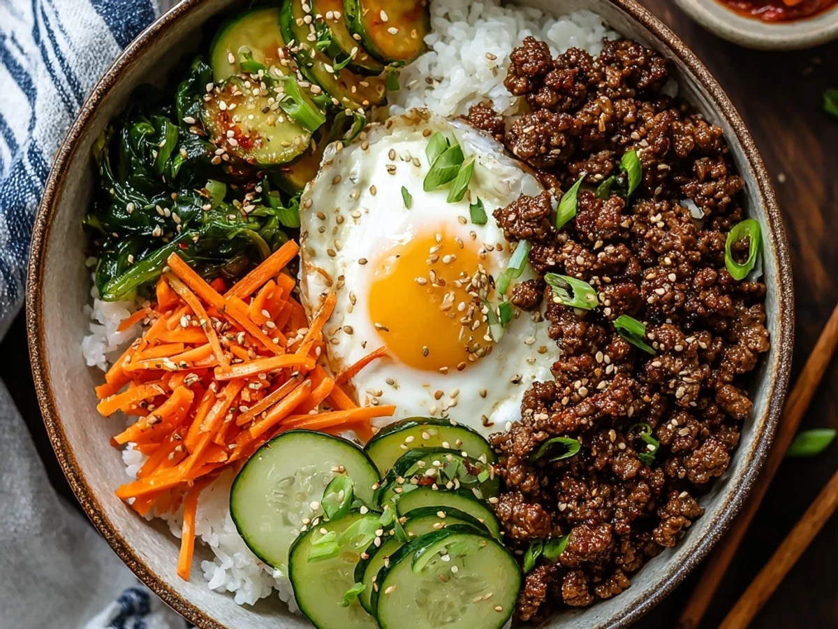 Quick Korean Ground Beef Bowl: Savory & Simple - Image 2
