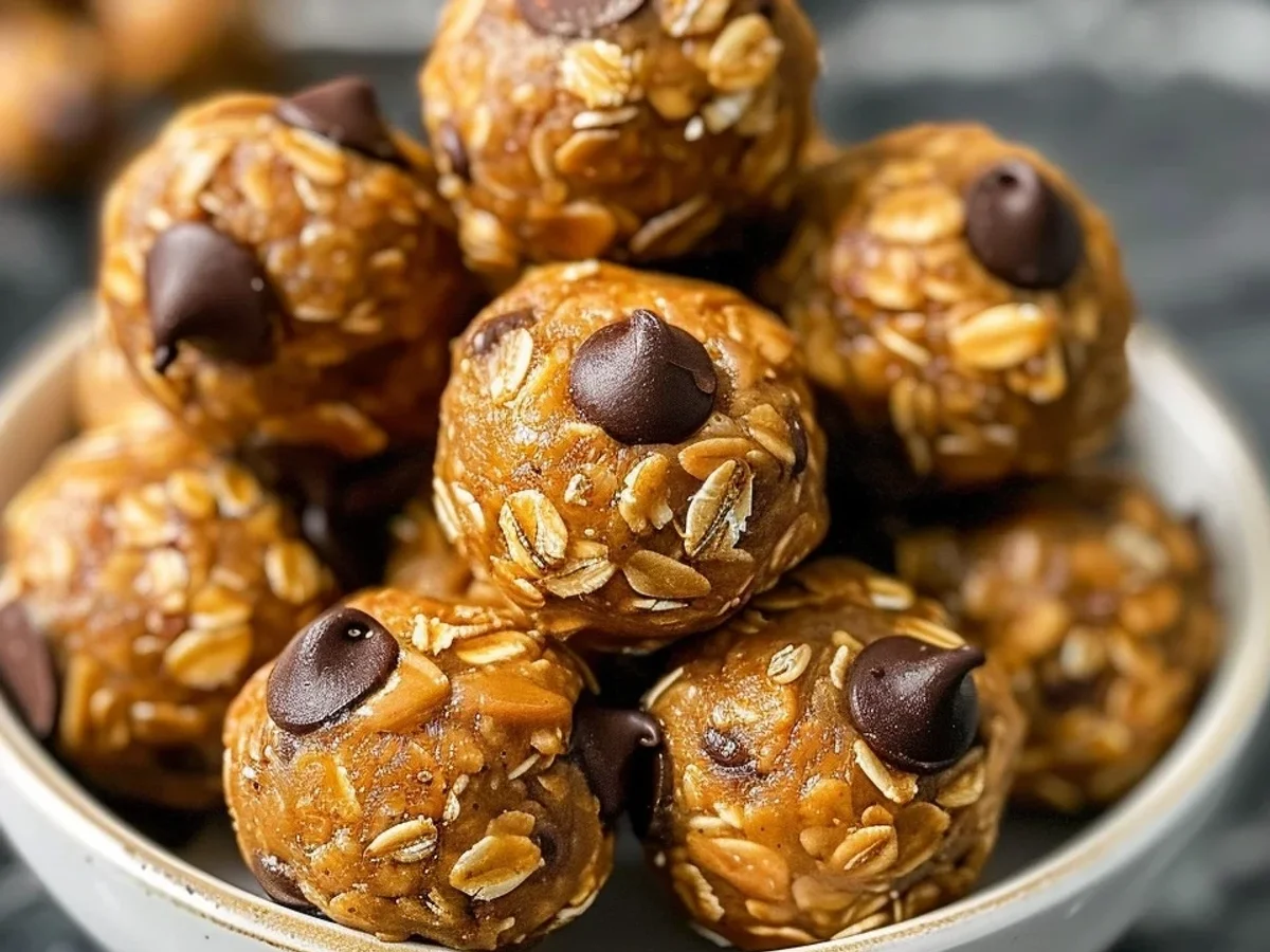 Quick Peanut Butter Energy Balls: Easy Snack Bites - Image 1