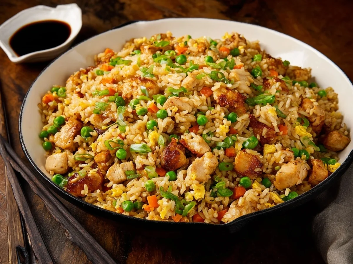 Quick Restaurant Chicken Fried Rice: A Weeknight Treat - Image 1