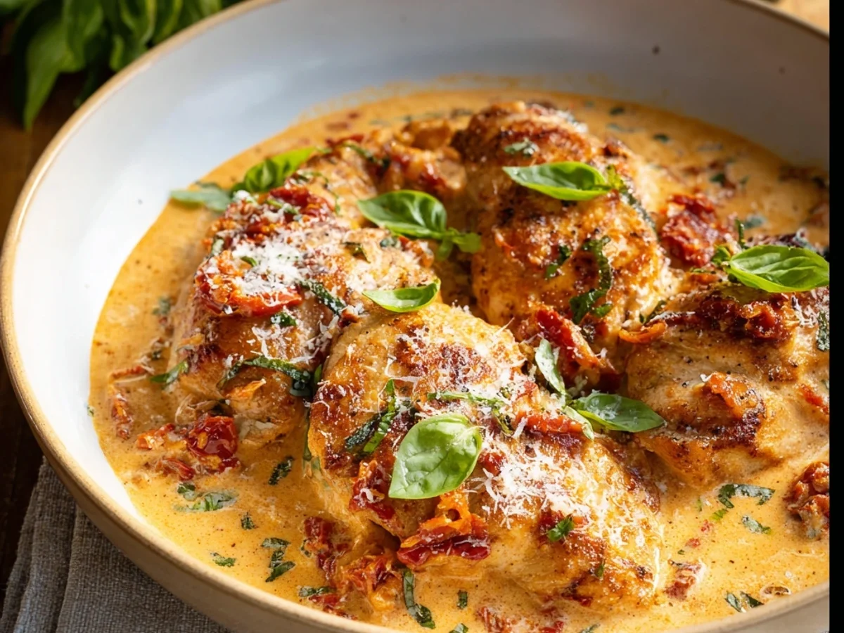 Rich Marry Me Chicken in Sun-Dried Tomato Cream Sauce - Image 2