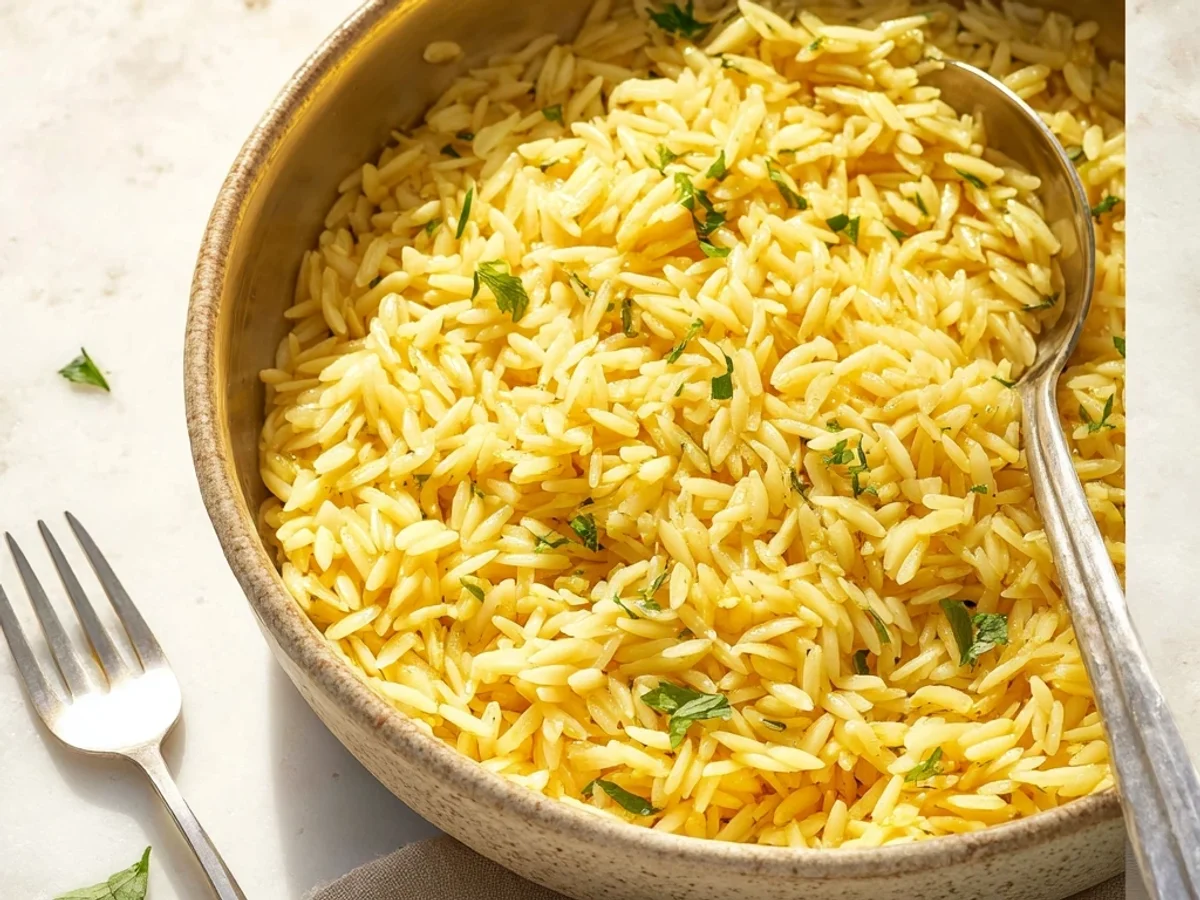Savory Orzo Rice Pilaf: A Simple, Hearty Side Dish - Image 1