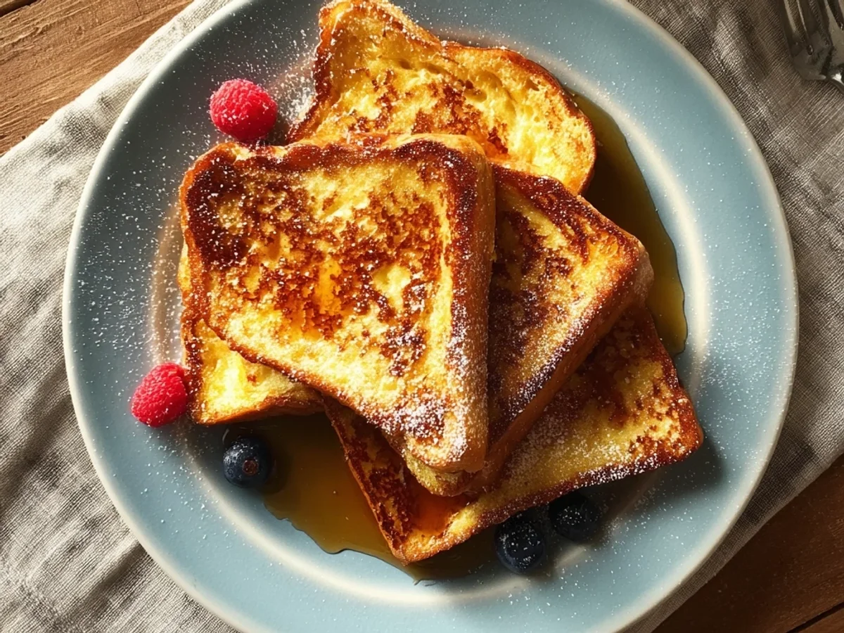Simple French Toast Recipe: Fluffy Morning Treat - Image 1