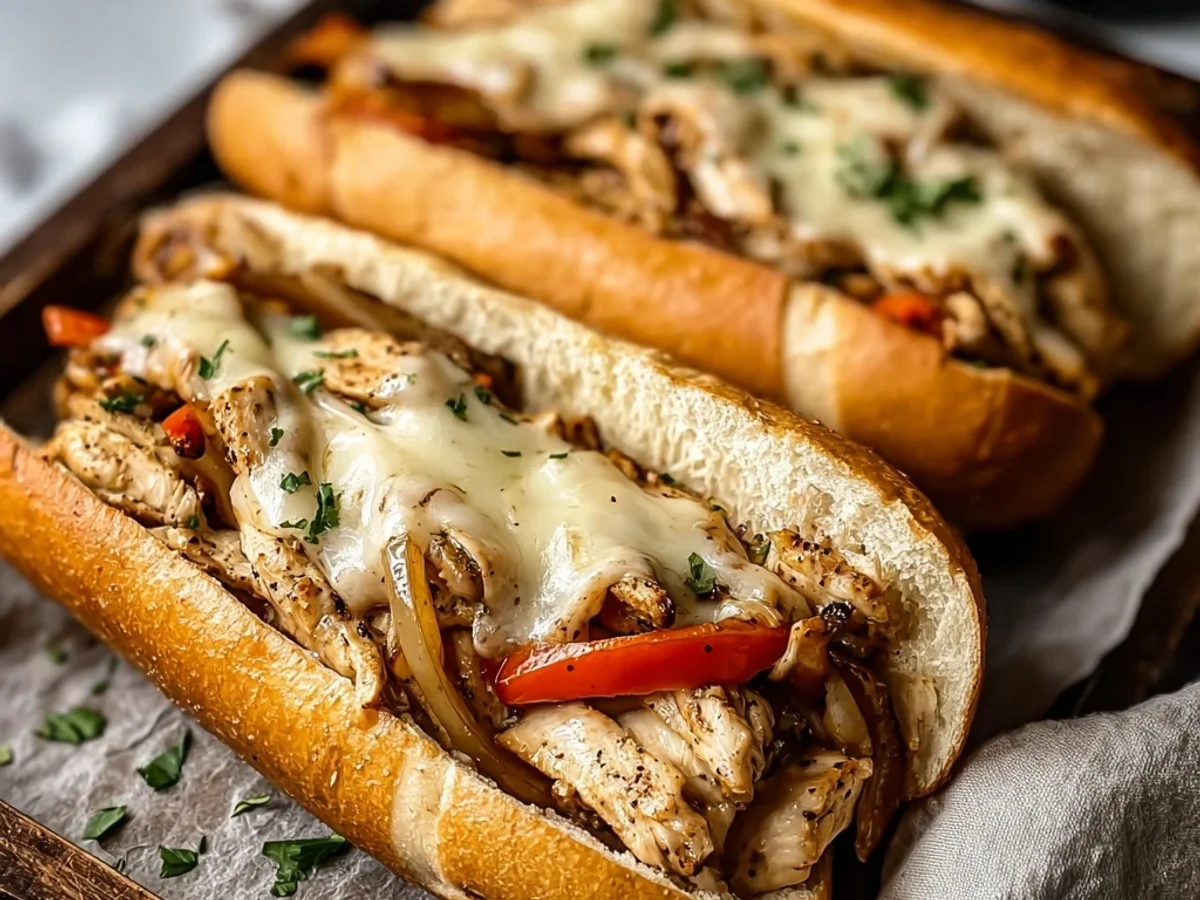Sizzling Chicken Philly Cheese Steaks: A Homestyle Twist - Image 1