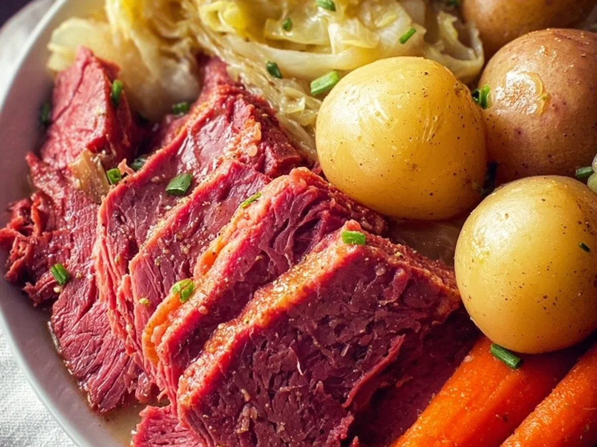 Slow Cooker Corned Beef and Cabbage: A Hearty Meal - Image 1