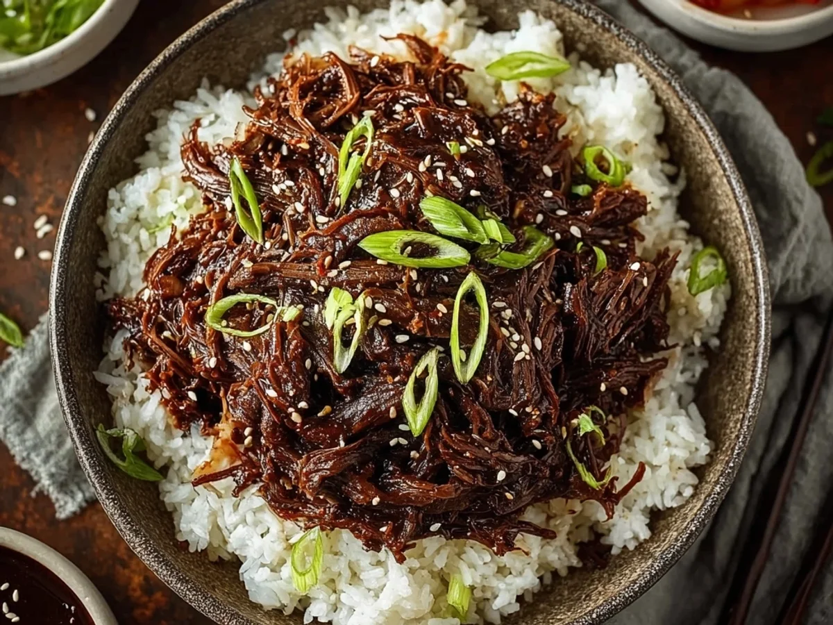 Slow Cooker Korean Beef: Sweet & Savory Easy Dinner - Image 2