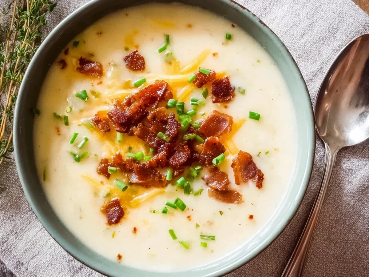 Slow Cooker Potato Soup Recipe: Creamy & Simple - Image 2