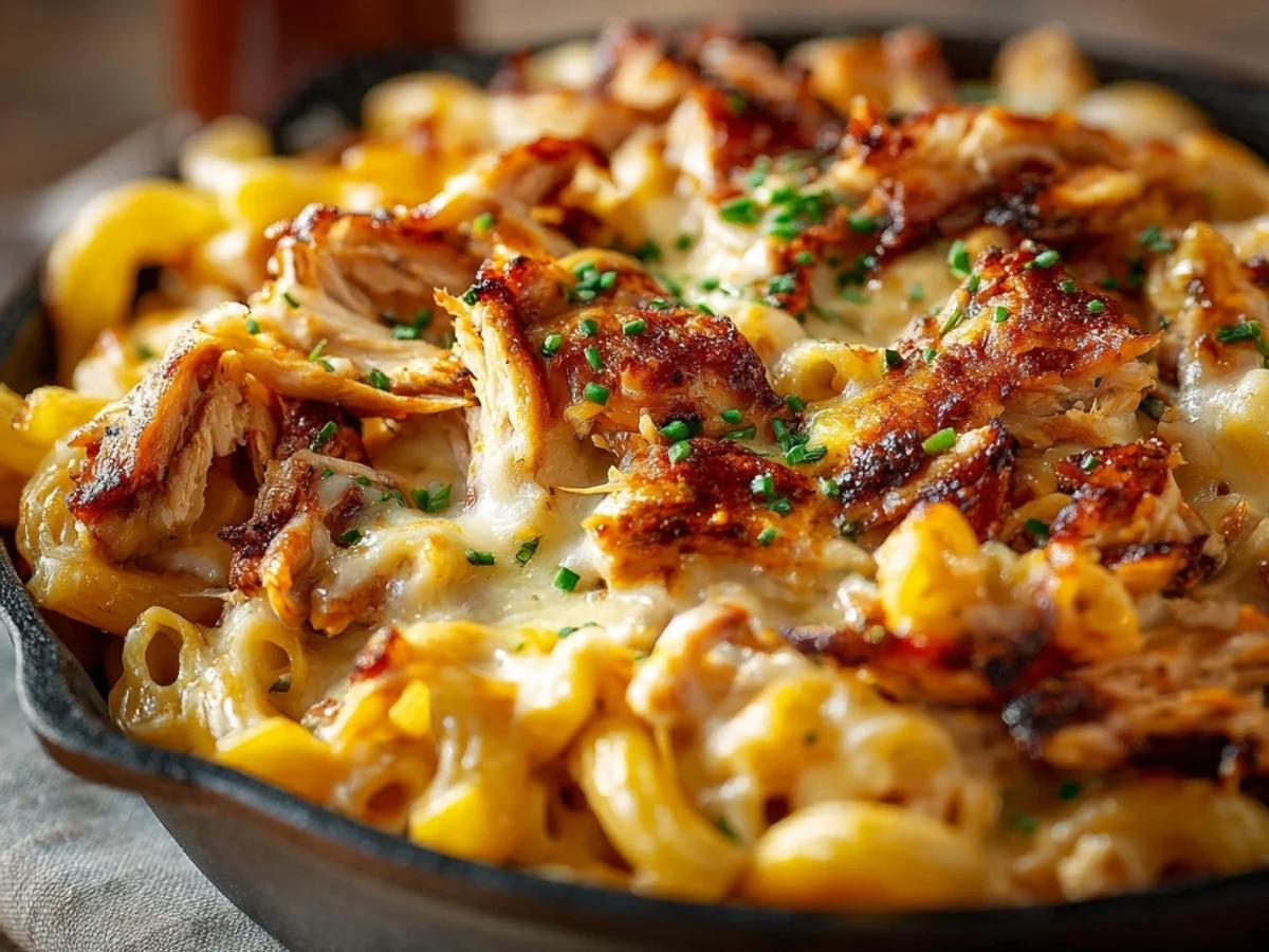 Smoky BBQ Chicken Mac and Cheese Bake - Image 2