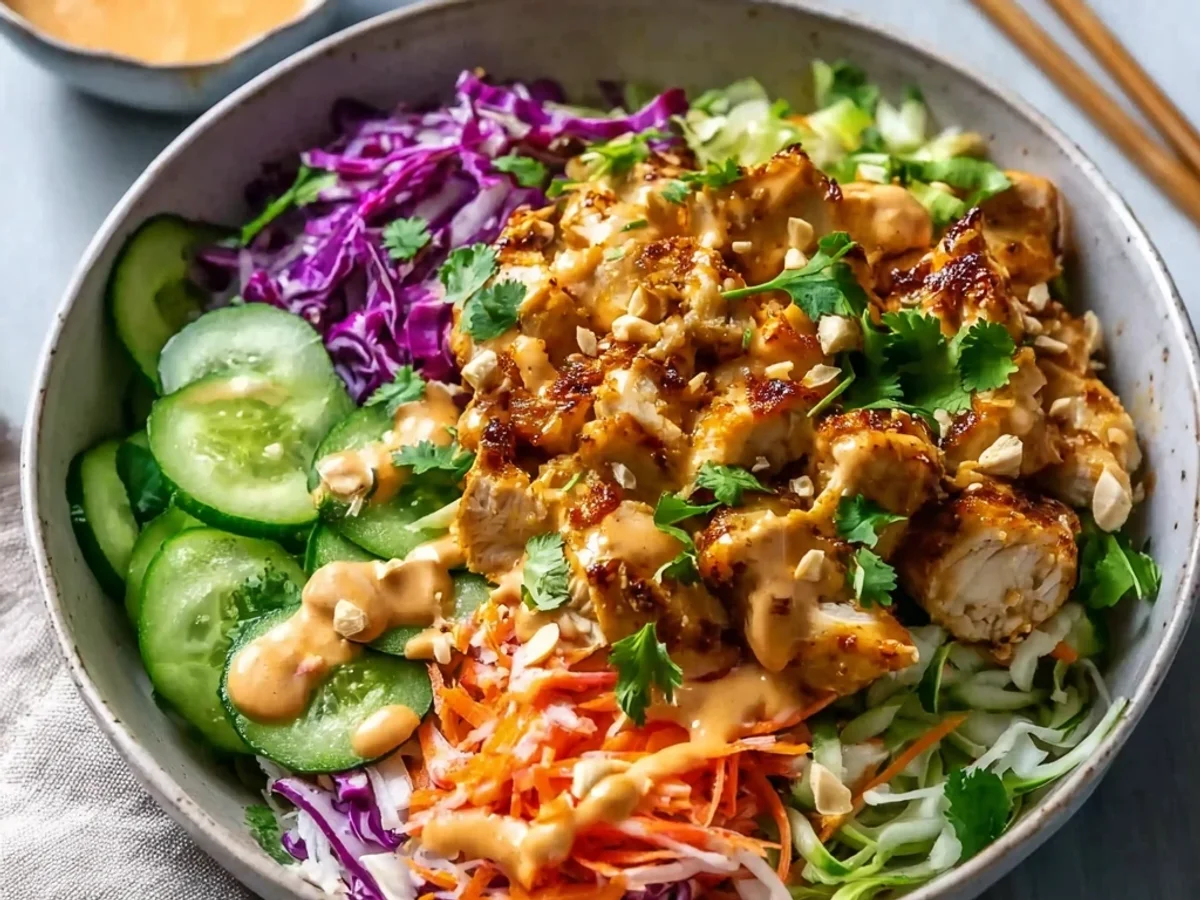 Spicy Bang Bang Chicken Bowl: High-Protein Dinner - Image 2