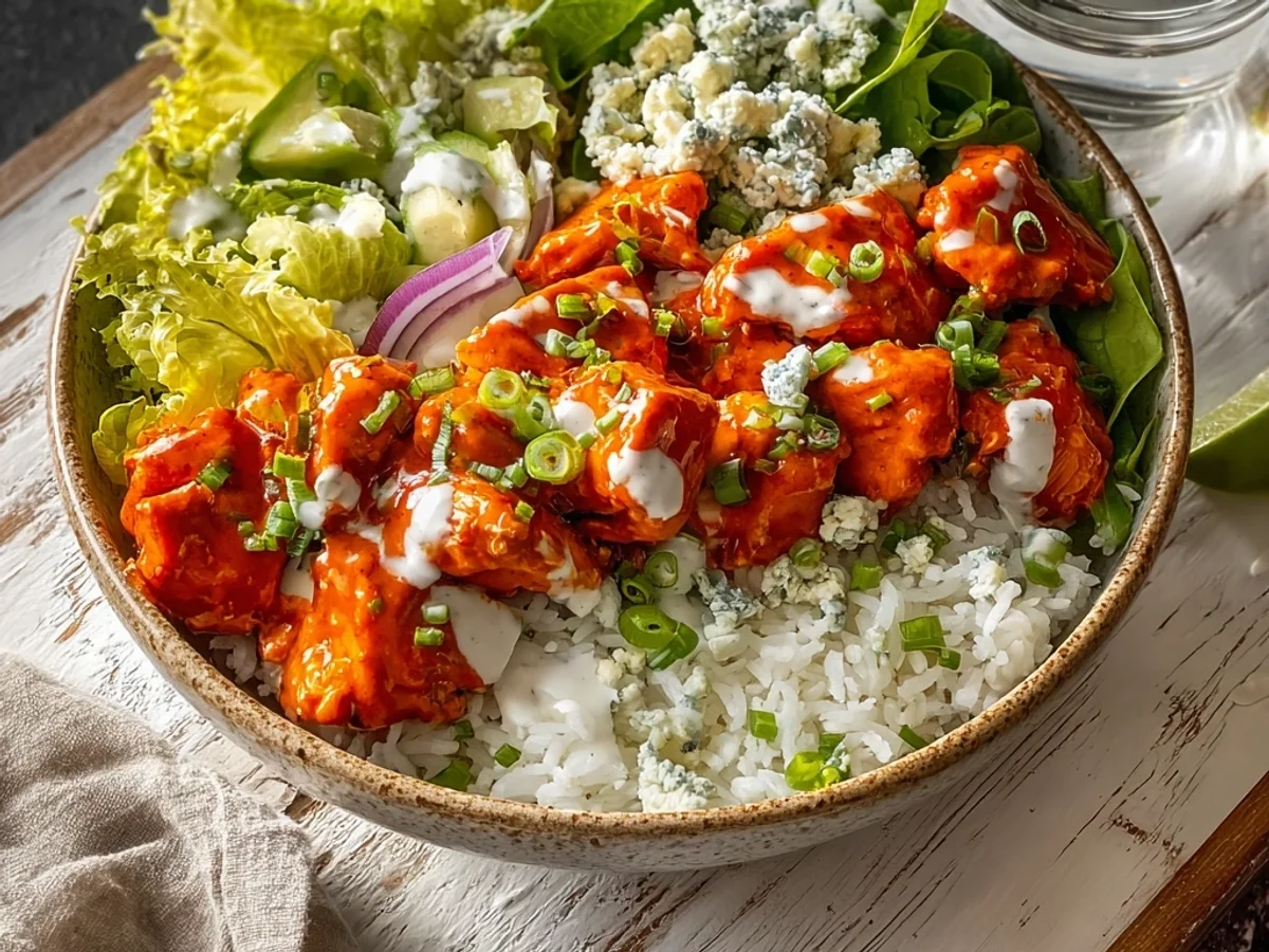 Spicy Buffalo Chicken Bowls: Quick & Flavorful Dinner - Image 1