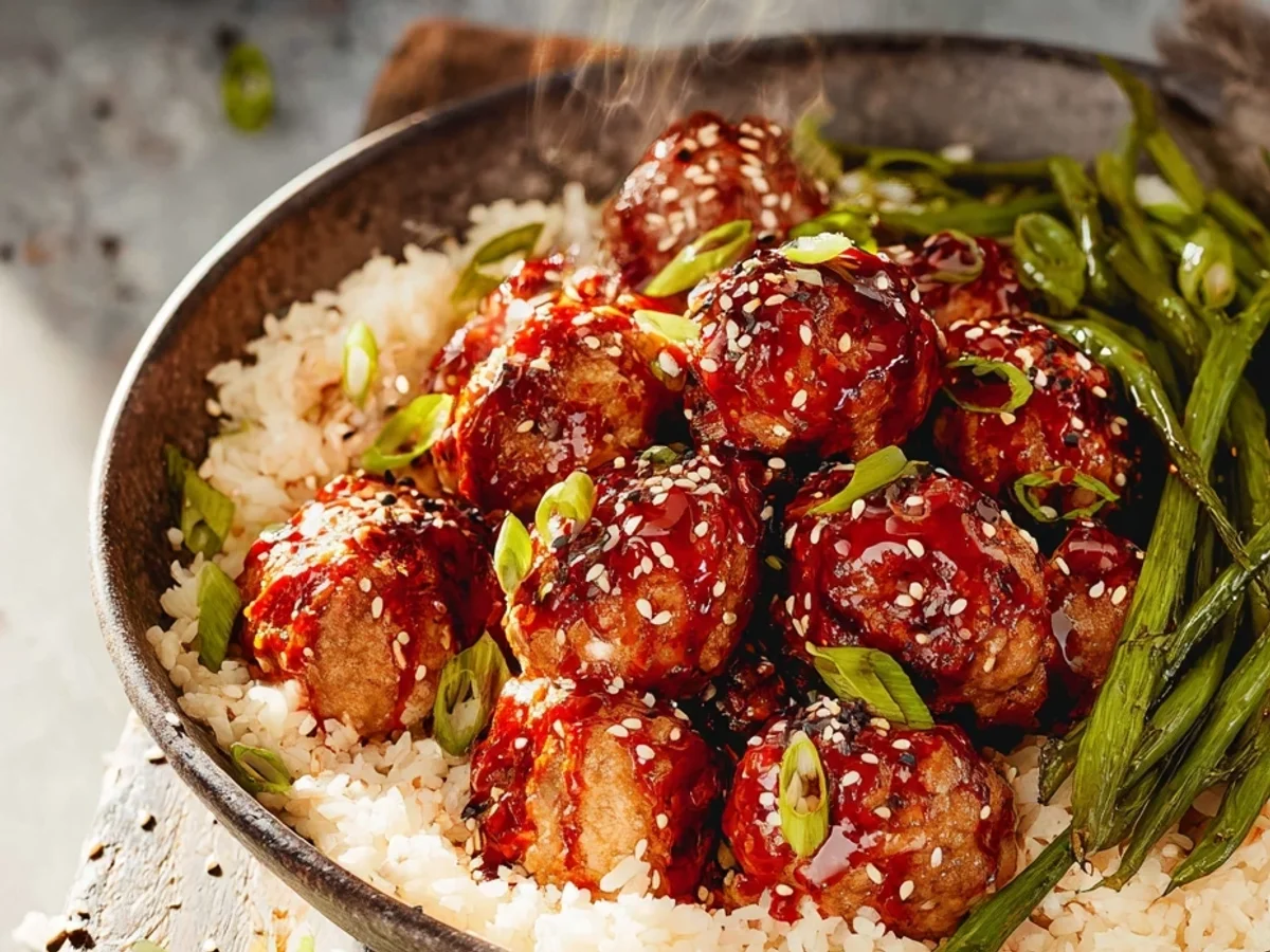 Spicy Firecracker Meatballs: My Hello Fresh Recipe - Image 1