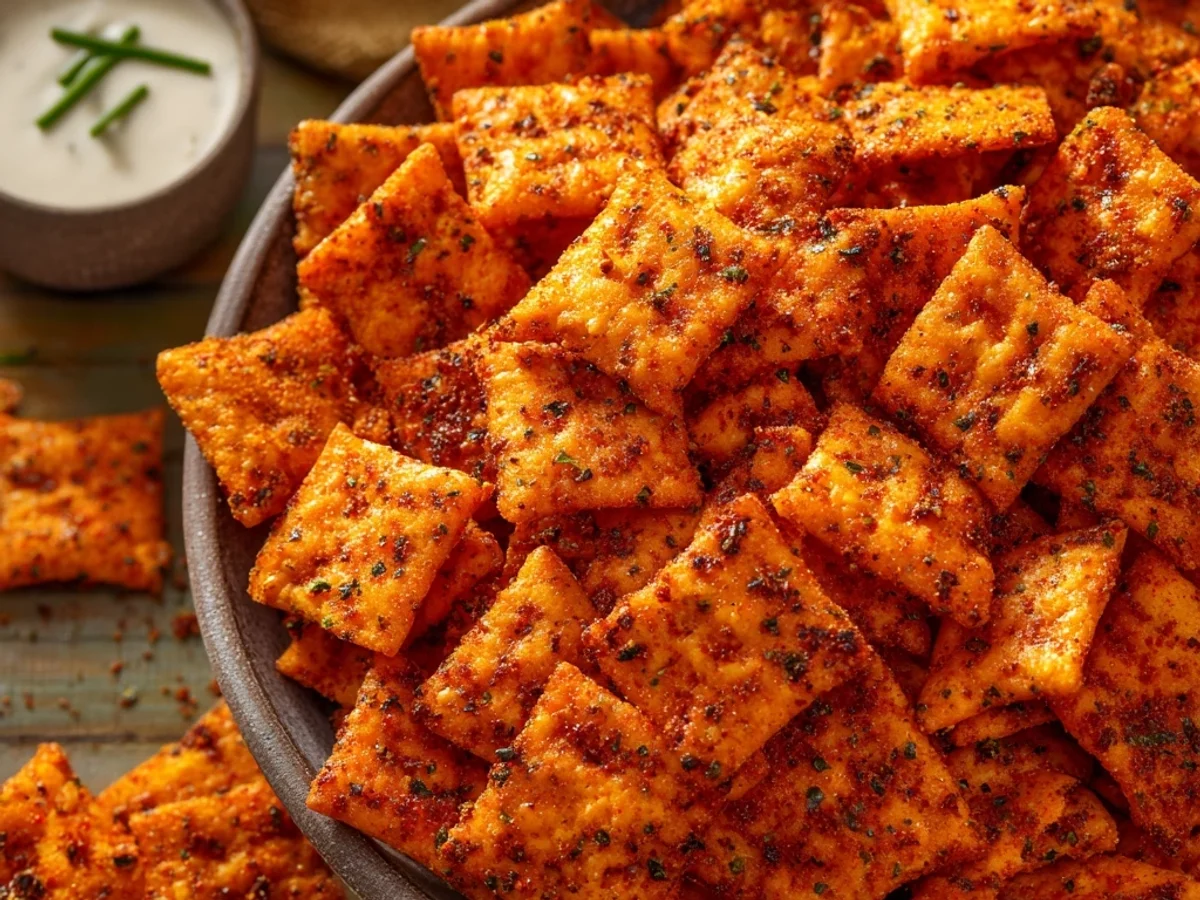 Spicy Firecracker Ranch Cheez-Its Snack: Fiery Crunch - Image 1