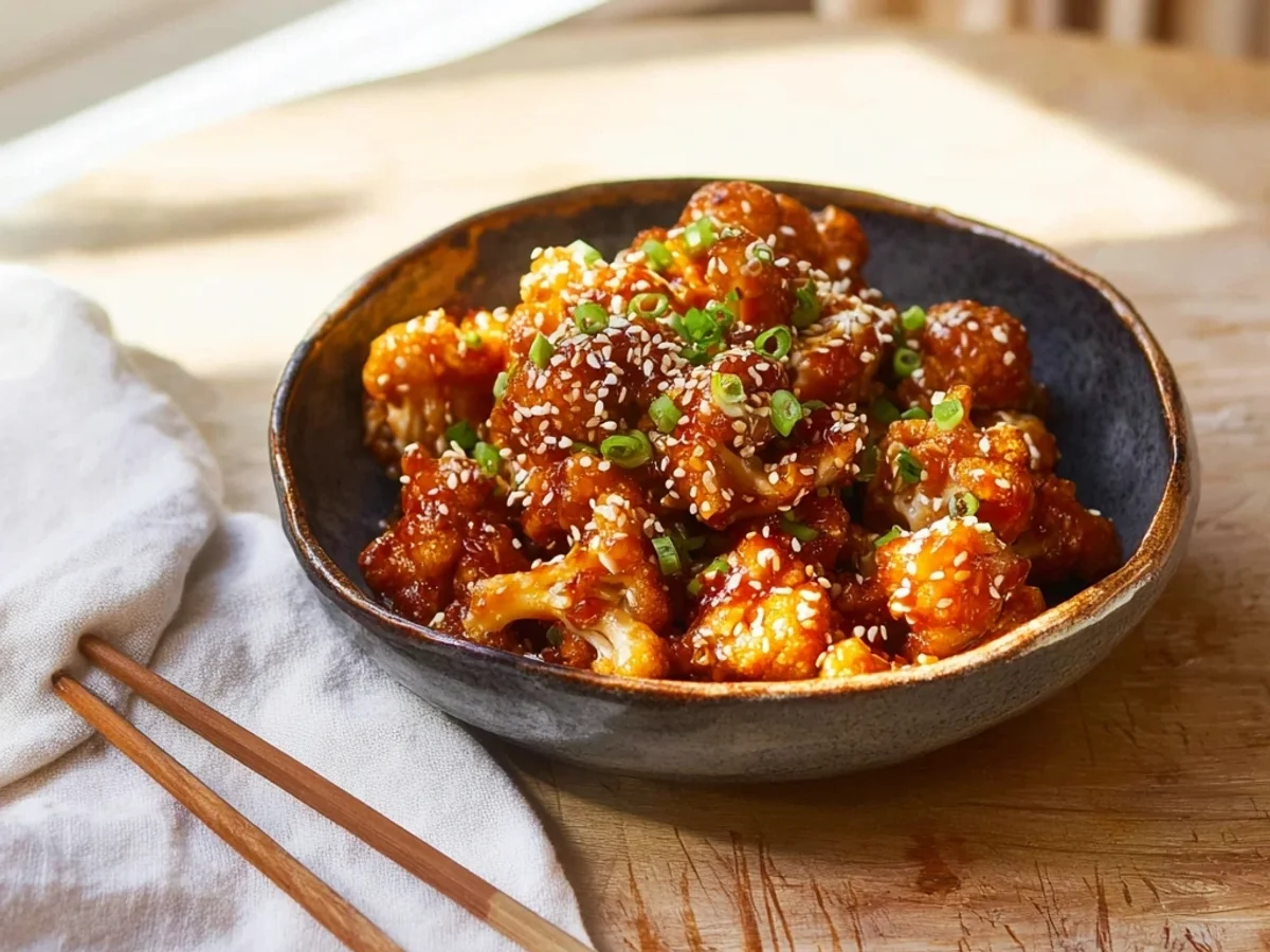 Sticky Sesame Cauliflower: Crispy, Sweet & Savory - Image 1